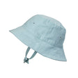 Kapelusz Bucket Hat Elodie Details Aqua Turquoise dla dziewczynki, SPF 30, bawełna, 0-6 miesięcy, idealny na letnie spacery.