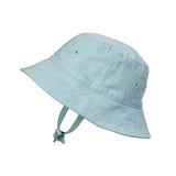Kapelusz Bucket Hat Elodie Details Aqua Turquoise dla dziewczynki, SPF 30, bawełna, 0-6 miesięcy, idealny na letnie spacery.