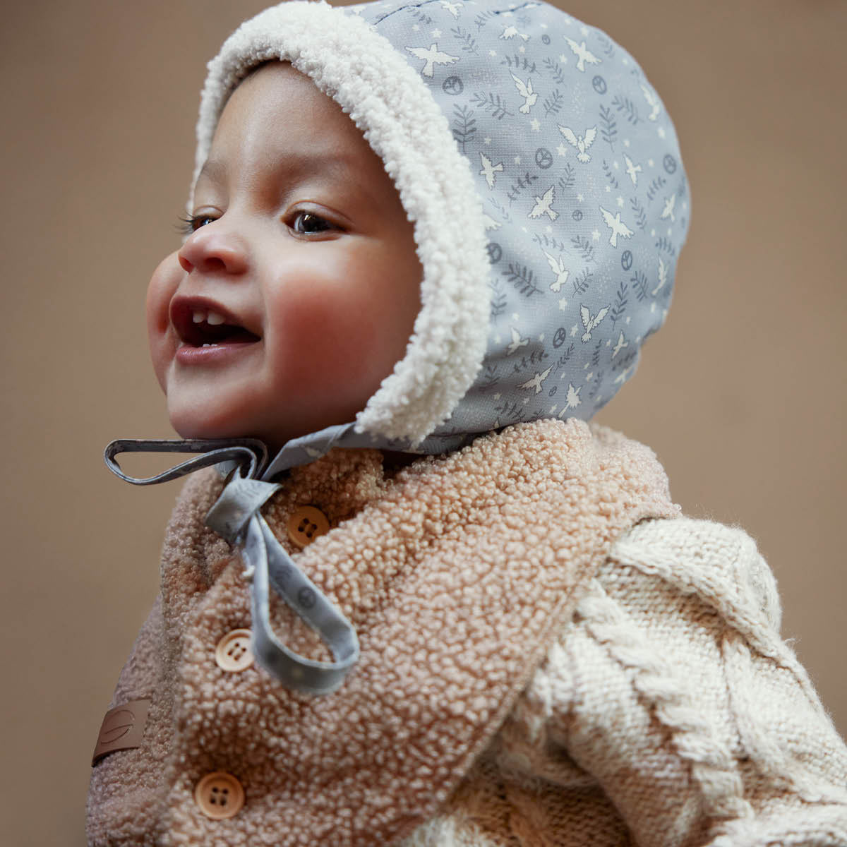 Czapka zimowa dla dzieci Elodie Details Winter Bonnet Free Bird 1 2 lata