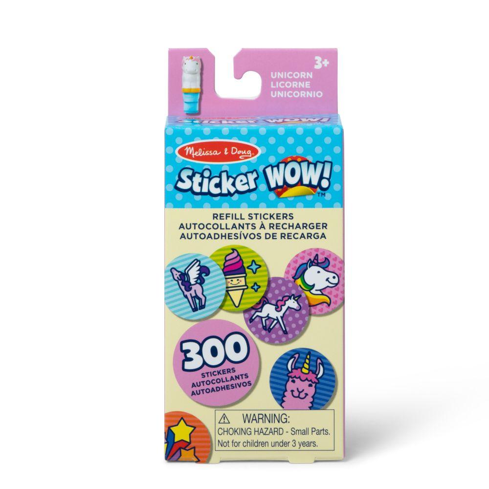 Melissa & Doug: uzupełnienie naklejki Sticker Wow! 300 szt. - Noski Noski