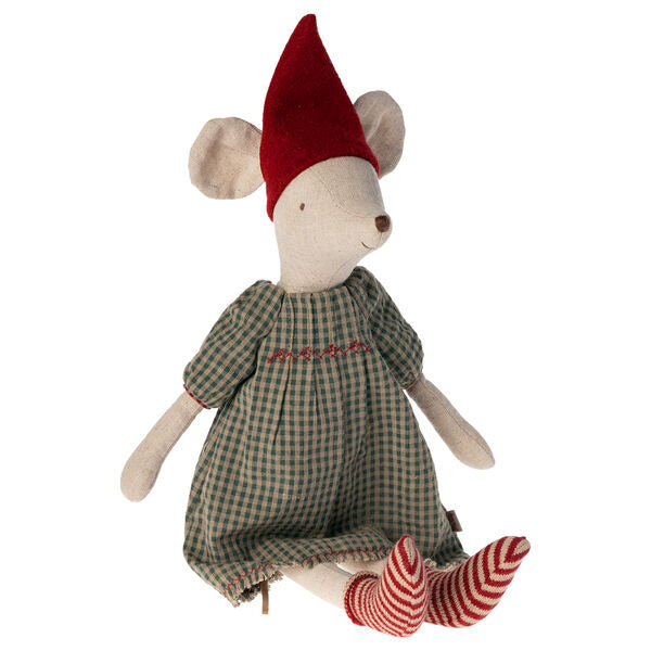 Maileg: Mouse in Christmas Costume Christmas Medium Girl 37 cm