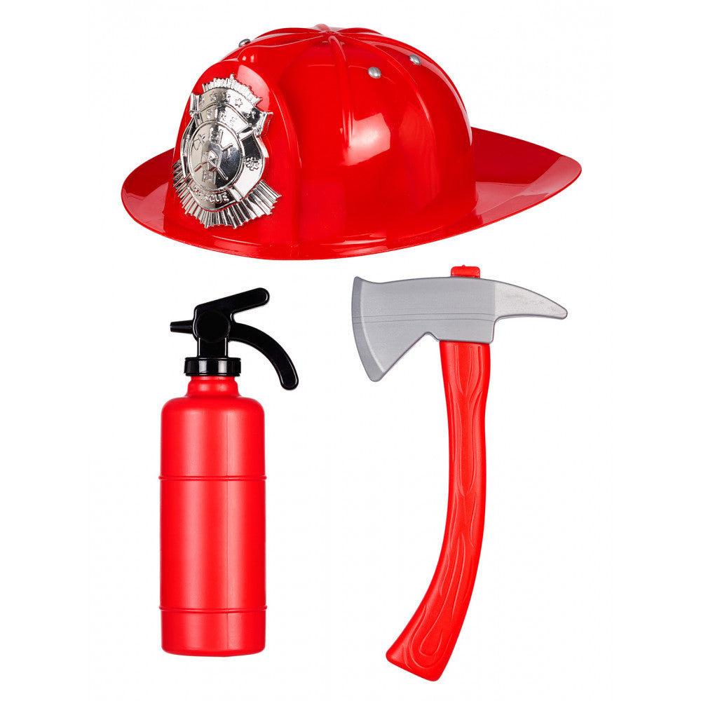Souza !: Un costume de pompier avec un casque et des accessoires 4-7 ans