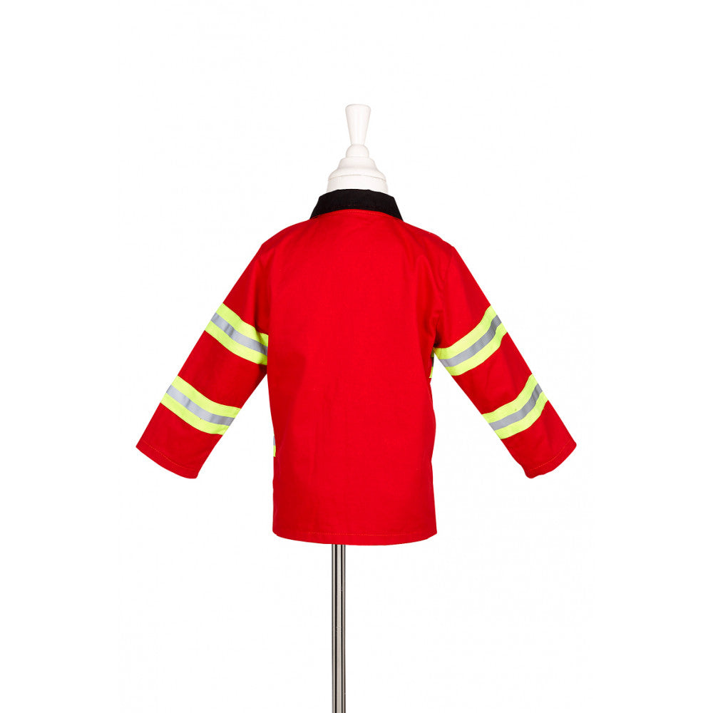 Souza!: Un disfraz de bombero con casco y accesorios de 4 a 7 años