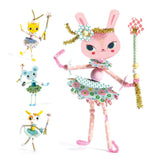 Djeco: zestaw artystyczny do nawlekania wróżki My Fairies - Noski Noski