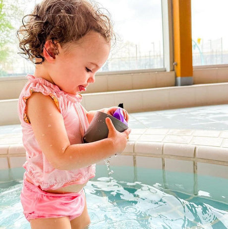 Tankini Ducksday dla dziewczynki UV 98 24-36 M z opaską – stylowy strój kąpielowy dla dziewczynek, idealny na słoneczne dni