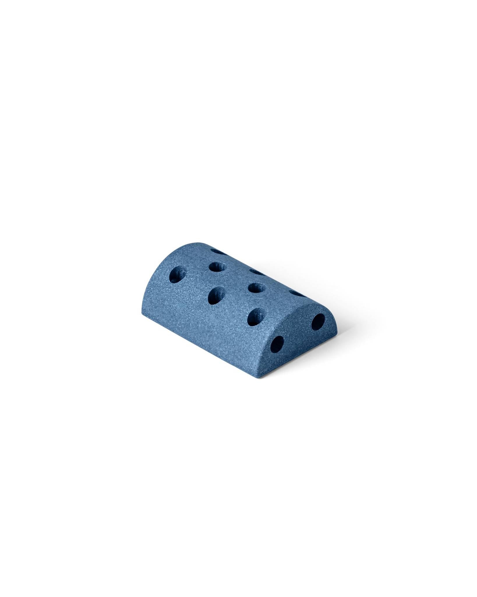 Module - Block Round - Sensory foam block, blue