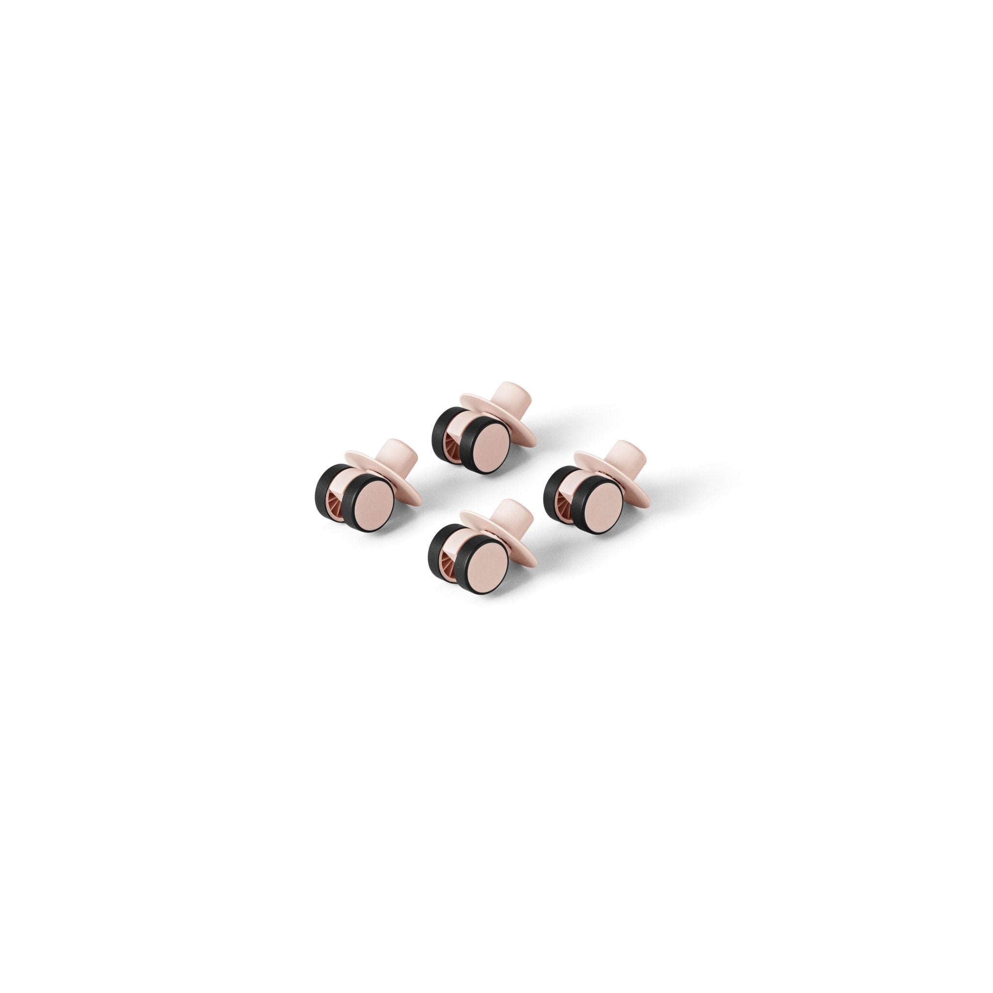 Module - four rotary wheels, pink/soft rose