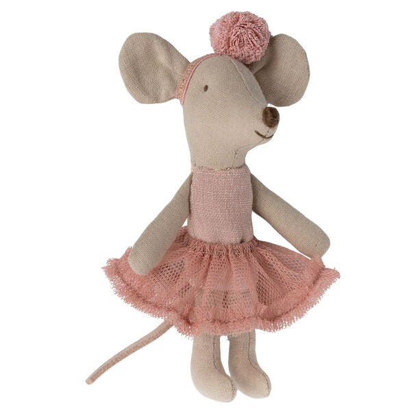 Maileg: Ballerina Little Sister Ballerina Mouse 10 cm