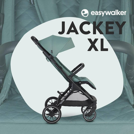Spacerowka Easywalker Jackey XL - kompaktowy, samoskładający się wózek dziecięcy idealny dla aktywnych rodziców w mieście.