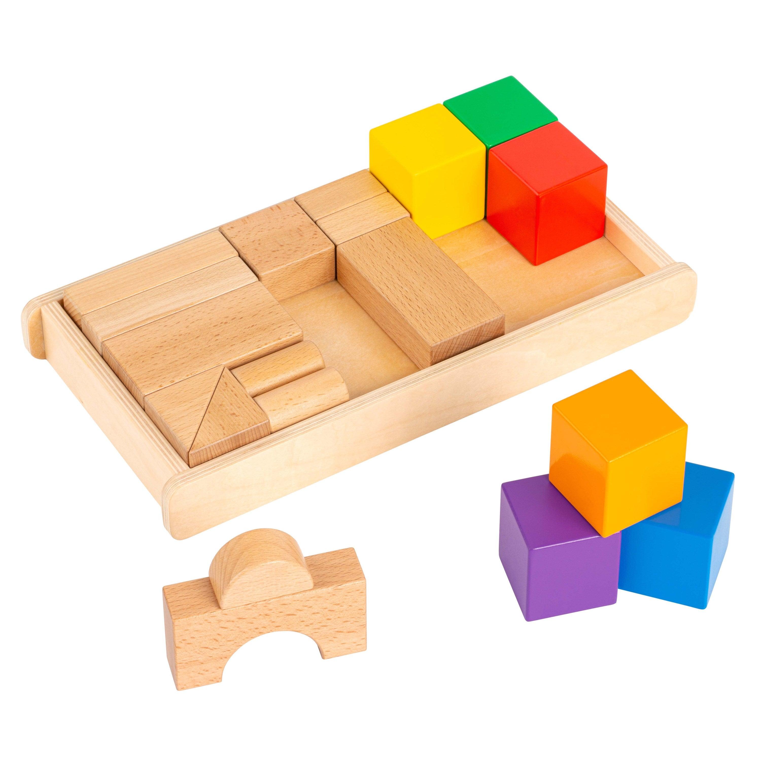Educo: klocki dla niemowląt Build The Blocks Montessori - Noski Noski