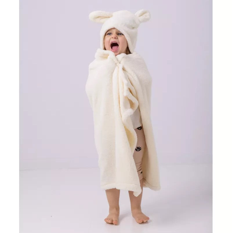 Effiki: A cozy blanket with a rabbit hood