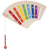 Ksylofon Classic World Edu Muzyczna Tablica Ścienna Lisek, idealna do nauki muzyki dla dzieci; cymbałki, dzwonki chromatyczne.