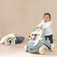 Smoby Little Chodzik Pchacz Interaktywny 3w1 z dużymi kółkami, ergonomiczną rączką i tablicą aktywności - wspiera rozwój dziecka.