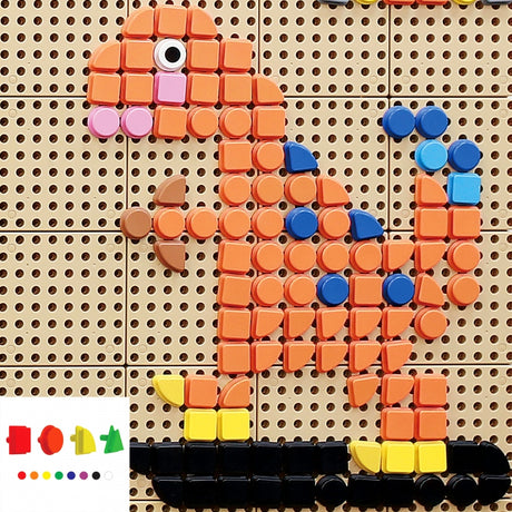 Kołeczki Geometryczne Masterkidz 8 Kolorów do kreatywnych zabaw, rozwijają wyobraźnię i umiejętności dziecka.