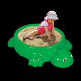 Basen Piaskownica Woopie Żółw 2w1 z przykryciem, idealny dla dzieci do zabawy wodnej i piaskowej, od 12 miesiąca życia.