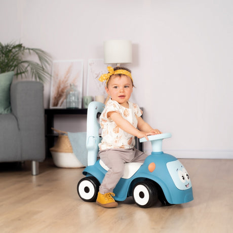 Chodzik dla dziecka Smoby Maestro 3w1 niebieski, wielofunkcyjny pchacz wspierający rozwój motoryczny malucha.