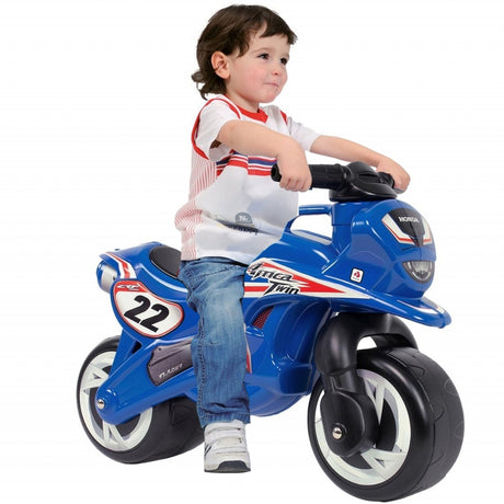 Jeździk Motor Ścigacz Injusa Honda Biegowy dla dzieci - ergonomiczny, bezpieczny i realistyczny jeździk dla małych fanów motoryzacji.