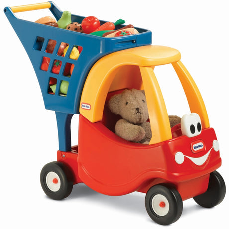 Wózek na zakupy Little Tikes Cozy Coupe jeździk dla dzieci, pobudza wyobraźnię i zapewnia kreatywną zabawę.