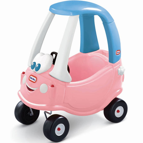 Chodzik dla dziecka Little Tikes Cozy Coupe Princess, pchacz dla dzieci, realistyczne detale, komfortowe siedzisko.