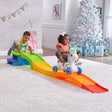 Zjeżdżalnia dla dzieci Step2 w kształcie jeździka jednorożca z kolorami, świecącym rogiem i dźwiękami zapewnia niezapomnianą zabawę.