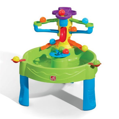 Kolorowy Stolik Wodny Step2 dla Dzieci 2w1, zabawa wodą i piłeczkami, rozwija zdolności motoryczne.