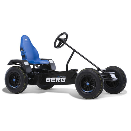 Gokarty Berg XL BRapid Blue BFR z pompowanymi kołami, regulowanym siedziskiem i przekładnią BFR, dla dzieci od 5 lat do 100 kg