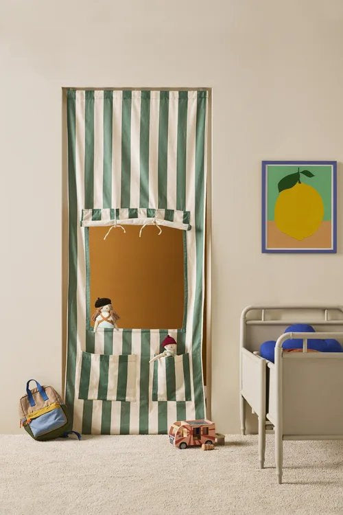 Kid's concept of the kiosk door - Stripe Beige