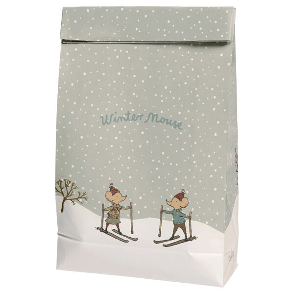Maileg: torebka prezentowa Winter Mouse