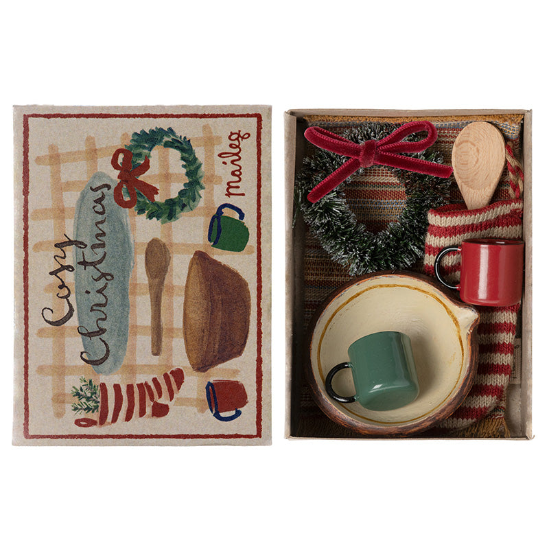 Maileg: Weihnachtsset in der gemütlichen Weihnachts -Set -Box