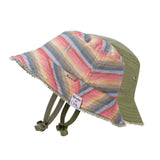 Elodie Details Rainbow Trails bucket hat dla dziewczynki z SPF 30, idealny na letnie spacery i zabawy na świeżym powietrzu.