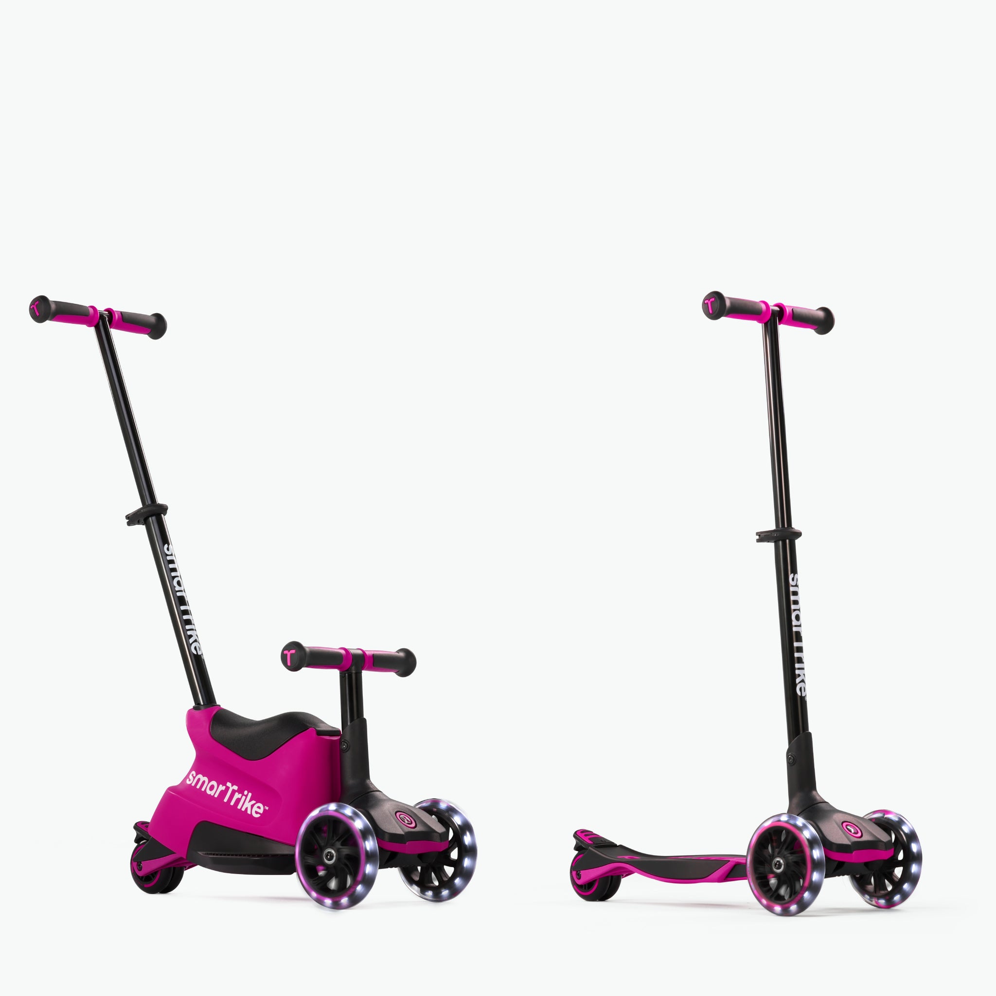smarTrike - Hulajnoga 4w1- Xtend Ride-on - Pink