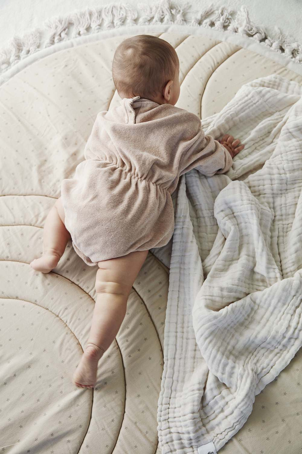 Mata dla niemowlaka Elodie Details Northern Star Khaki