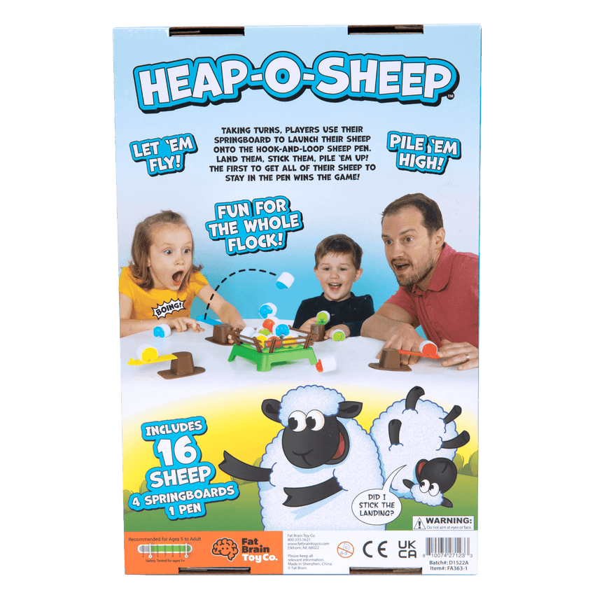 Fat Brain Toys: gra latające owce Heap-O-Sheep - Noski Noski