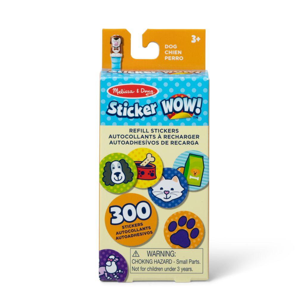 Melissa & Doug: uzupełnienie naklejki Sticker Wow! 300 szt. - Noski Noski