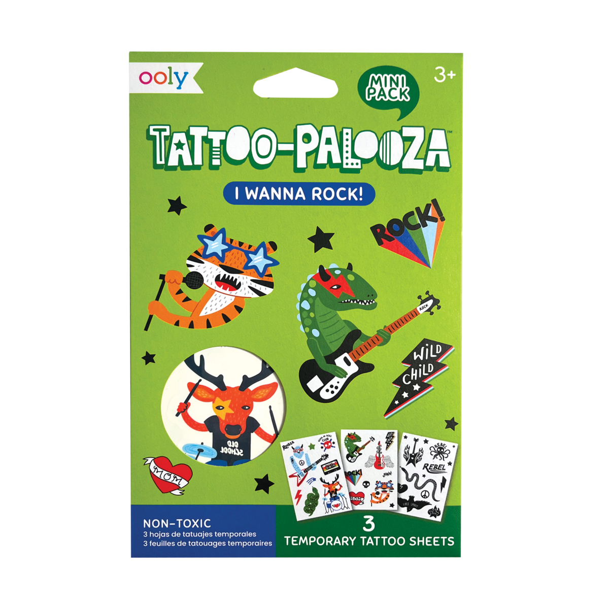 Ooly: zmywalne tatuaże dla dzieci Tattoo Palooza Mini