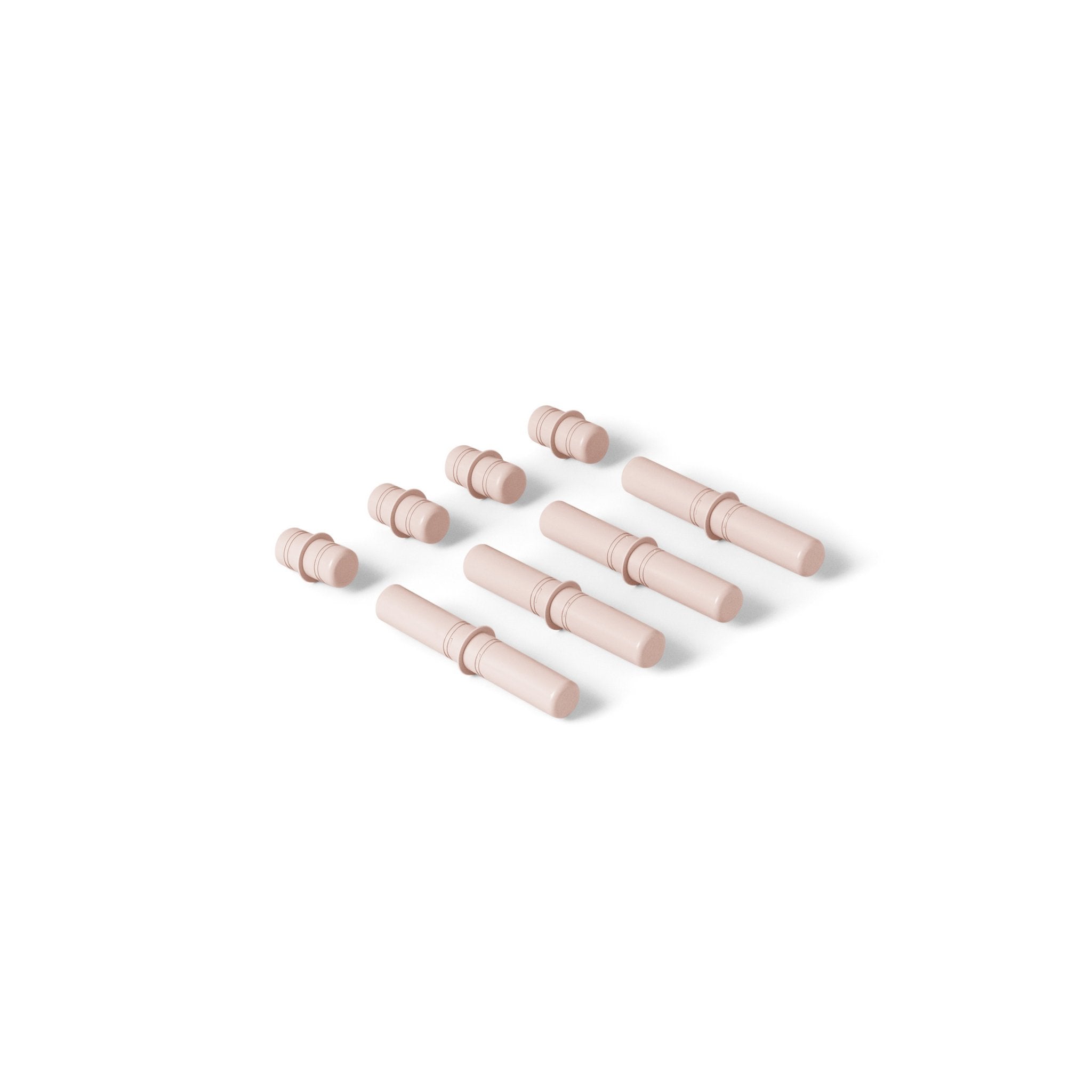 Module - 8 pins, pink/soft rose