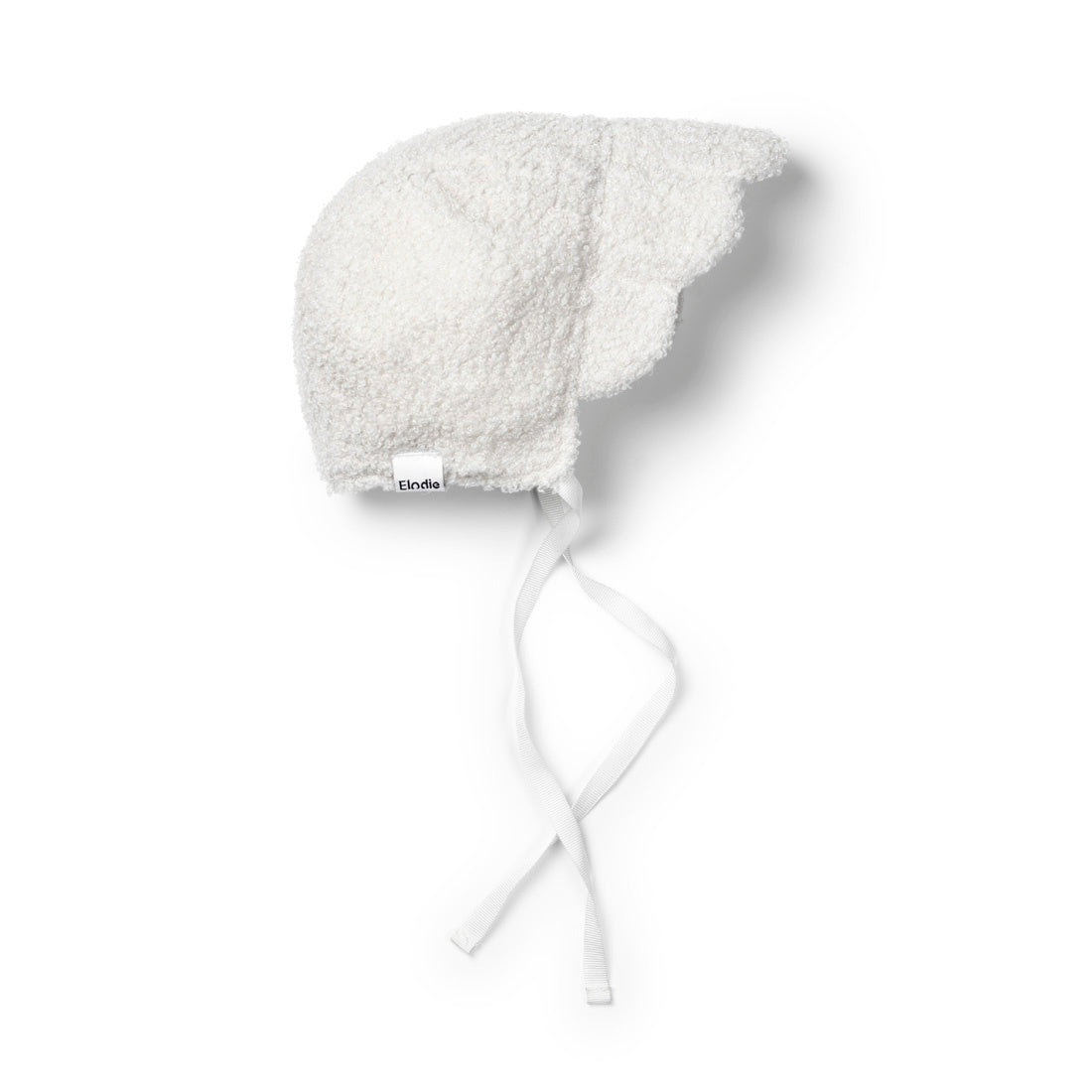 Détails Elodie - Baby Bonnet Hat - Bouclé blanc - 0-3 mois