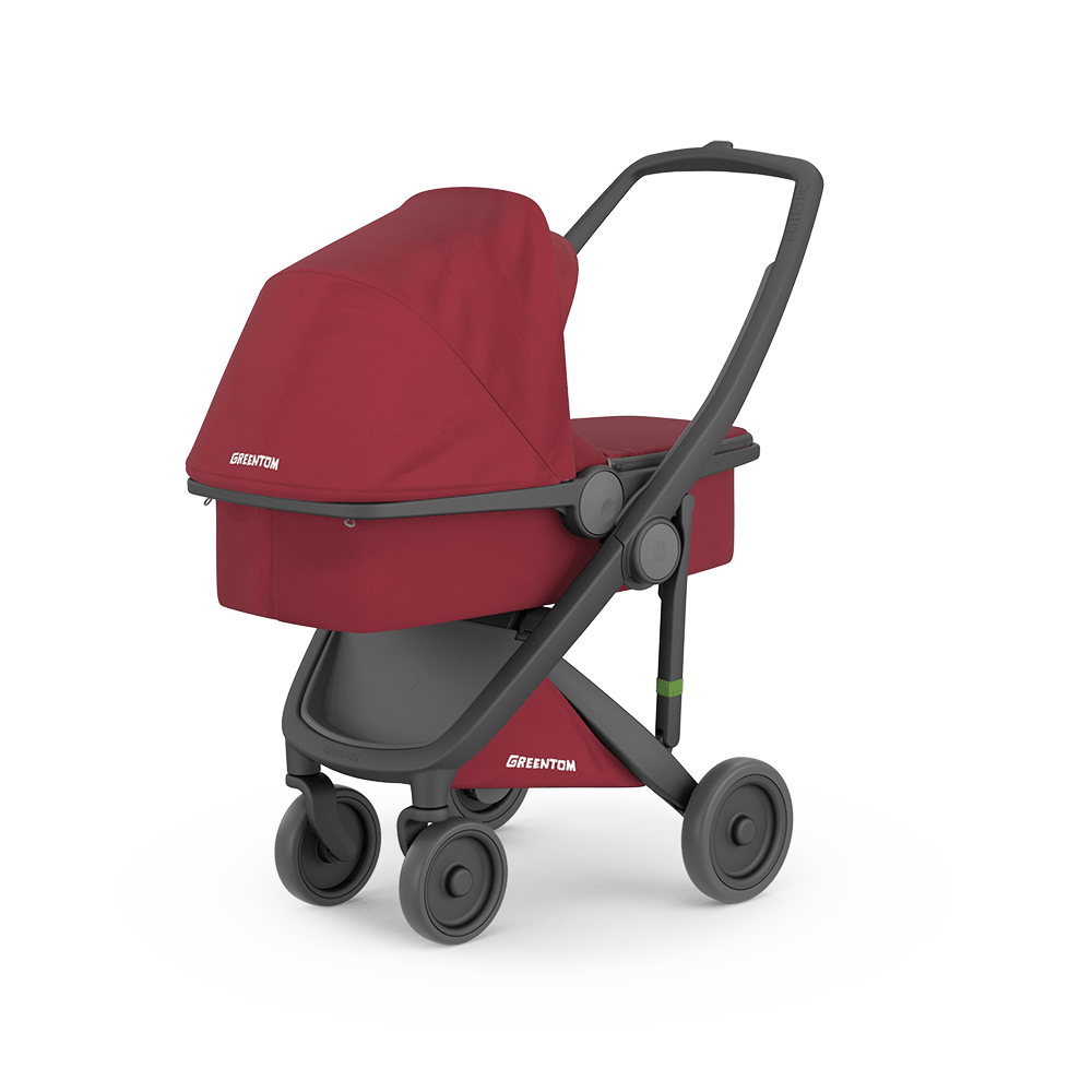 Greentom Wózek Carrycot (v.2.1) Black-Cherry - Noski Noski