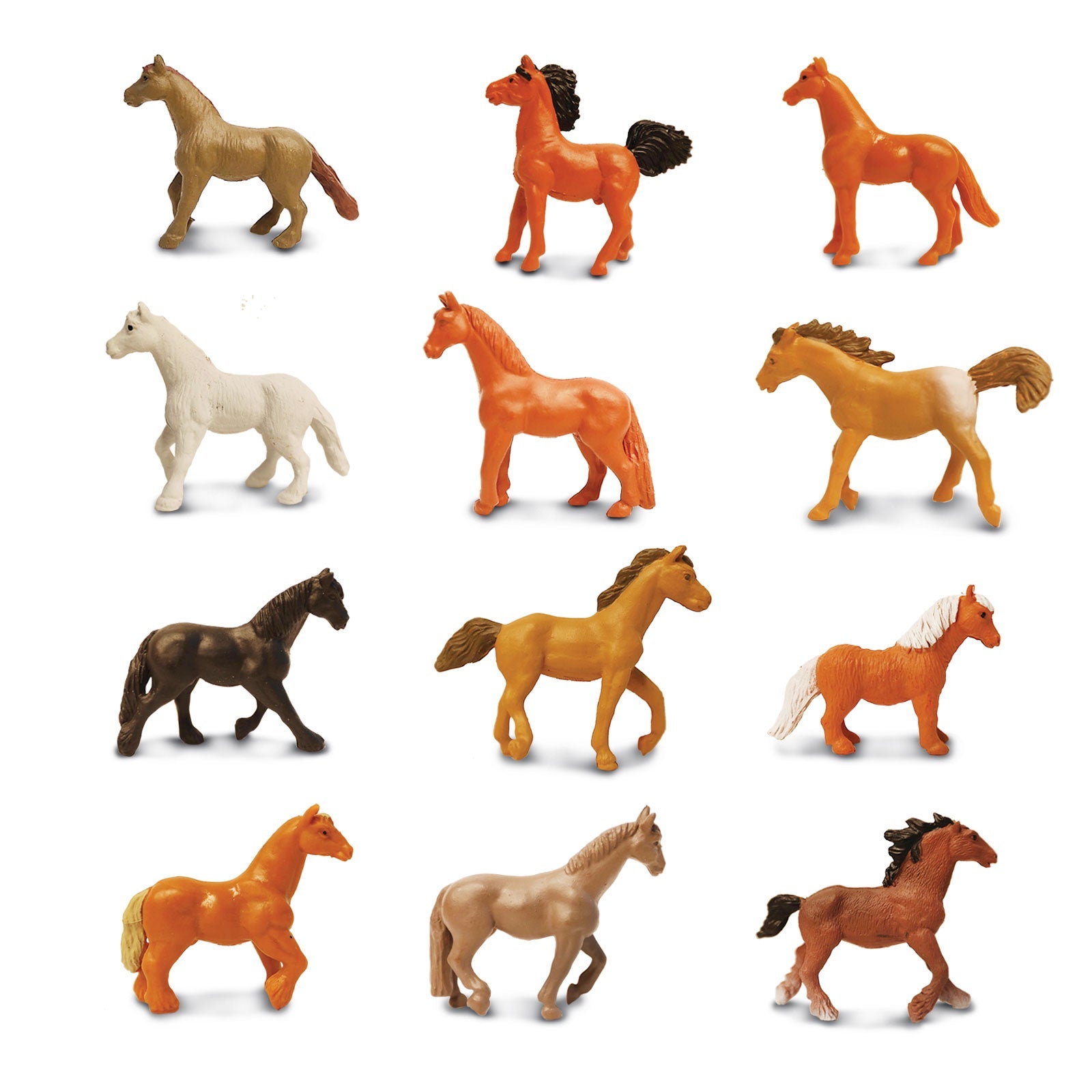 Safari Ltd: Figurines en tuba chevaux toob 12 pcs.
