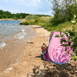 Humbaka: namiot plażowy z basenem Pink - Noski Noski
