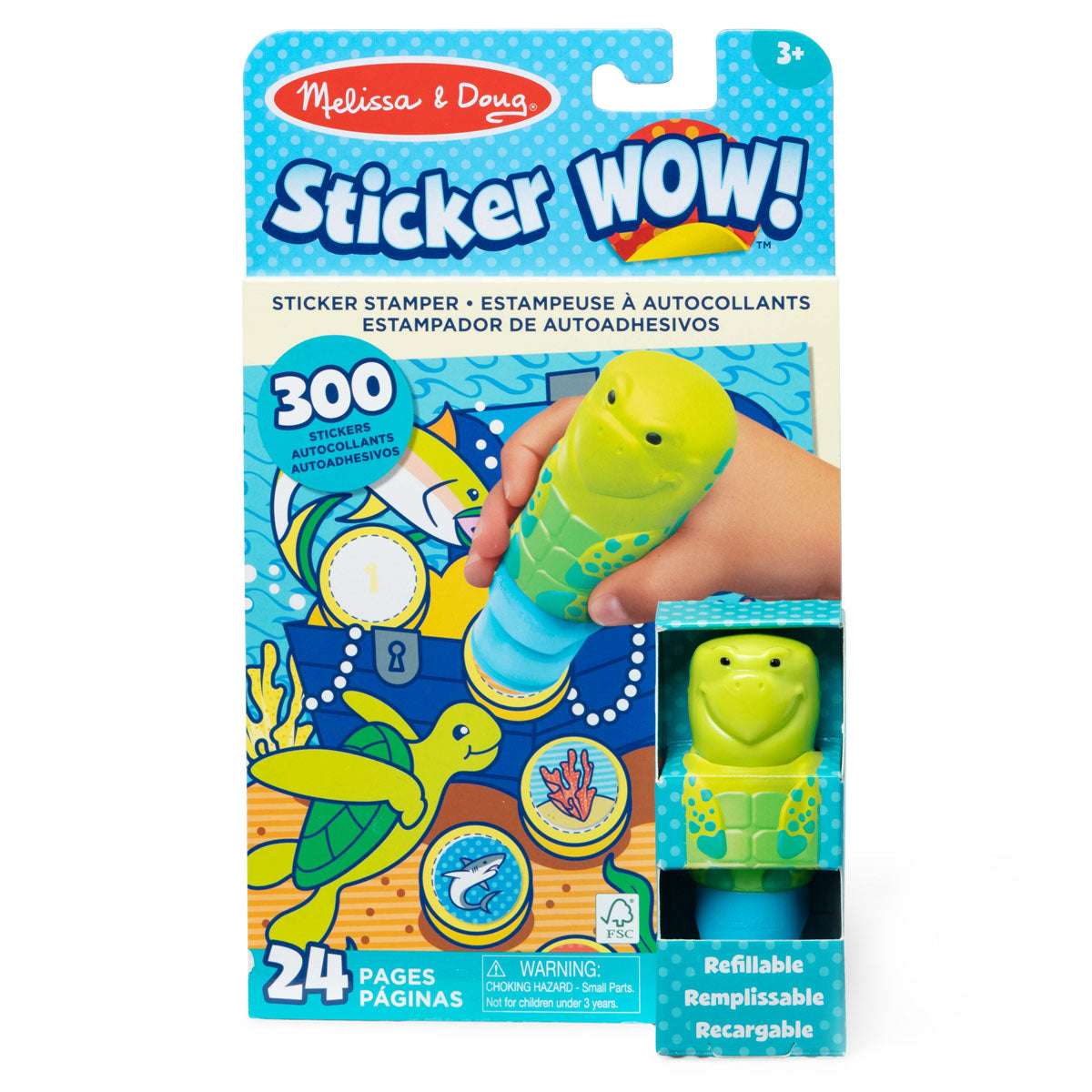 Melissa & Doug: stempelki z naklejkami Sticker Wow!