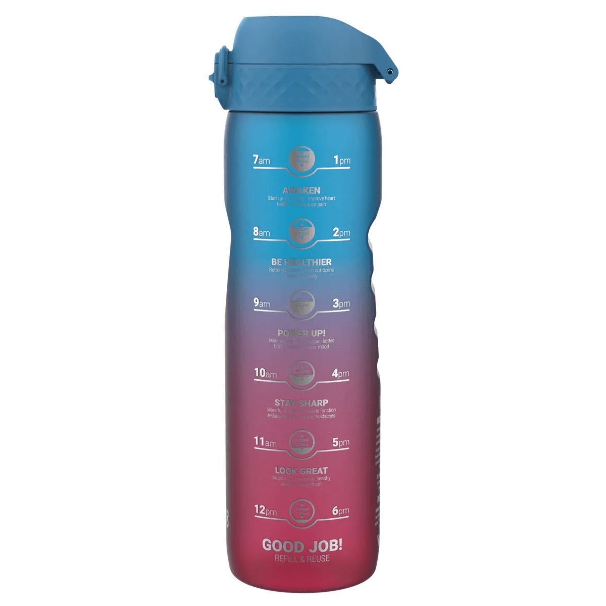 Ion8: butelka na wodę z miarką Gradient Motivator 1100 ml - Noski Noski