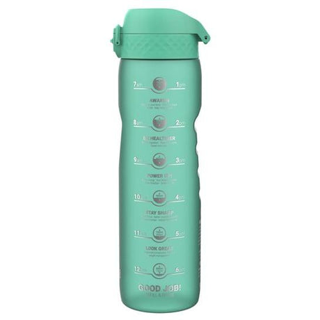 Ion8: butelka na wodę z miarką Teal Motivator 1100 ml - Noski Noski