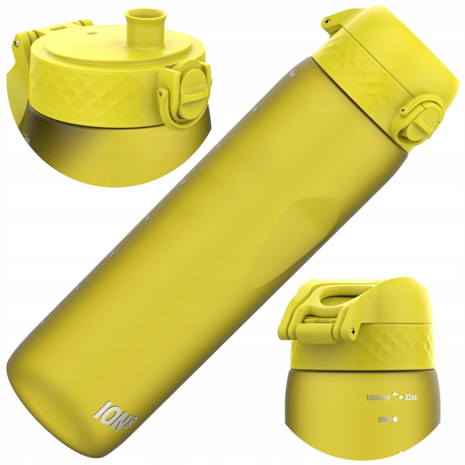 Ion8: butelka na wodę z miarką Yellow 1100 ml - Noski Noski