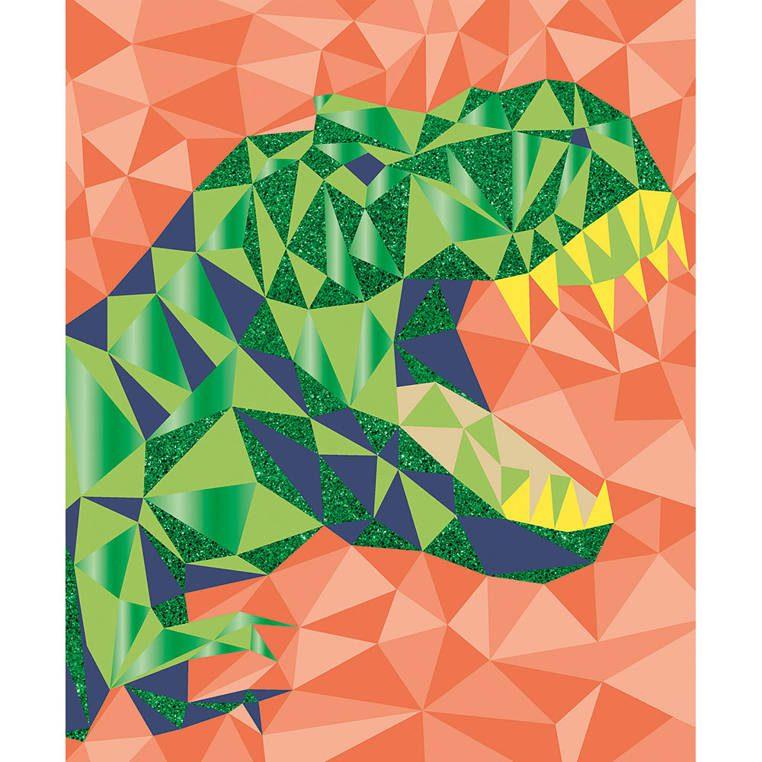 Janod: zestaw kreatywny mozaika Dinozaury Misterix - Noski Noski