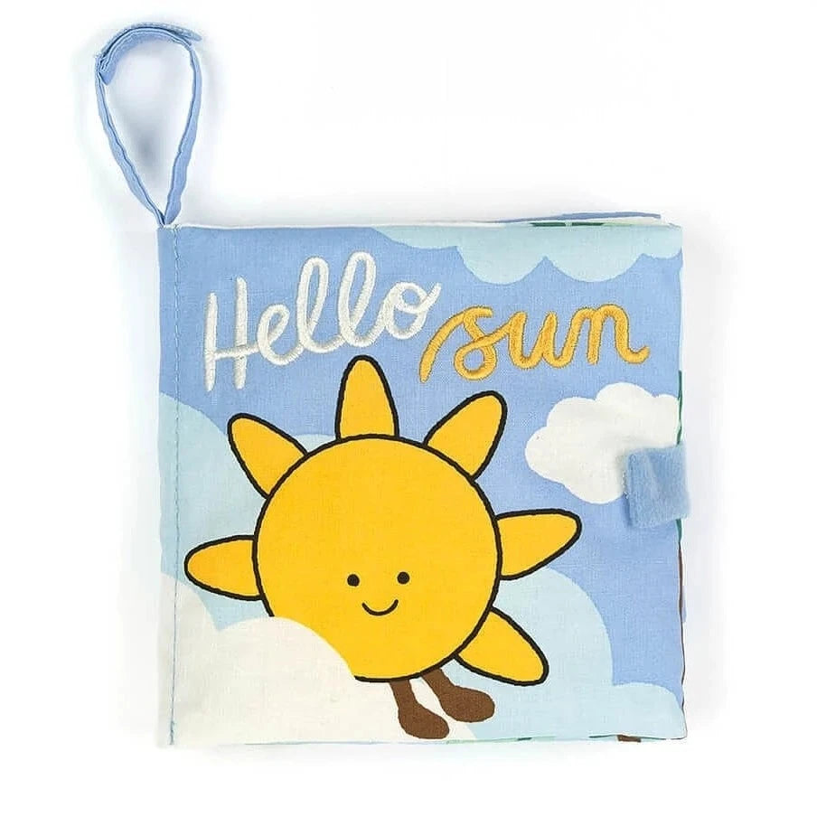 Jellycat: materiałowa książeczka Hello Sun