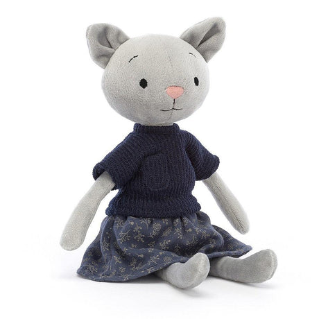 Jellycat: przytulanka kotek w ubranku Coquette Cutie Cat 25 cm - Noski Noski