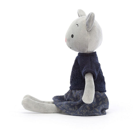 Jellycat: przytulanka kotek w ubranku Coquette Cutie Cat 25 cm - Noski Noski