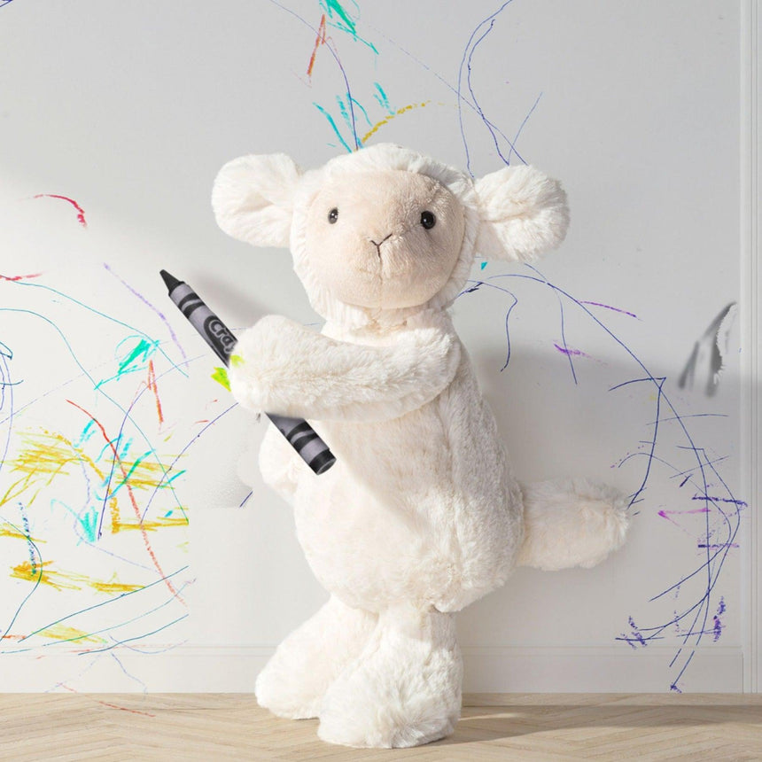 Jellycat: przytulanka owieczka Bashful Lamb 31 cm - Noski Noski