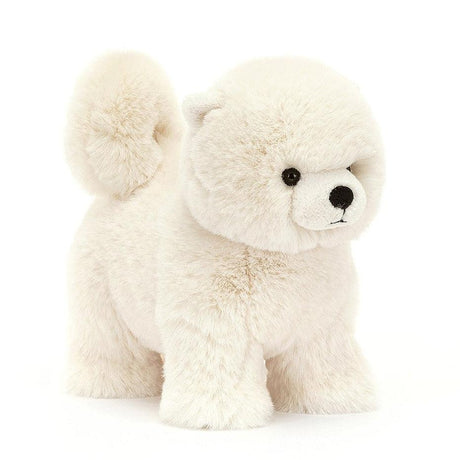 Urocza maskotka piesek Jellycat Daphne Pomeranian, pluszak jak żywy, idealny przyjaciel dla dziecka.